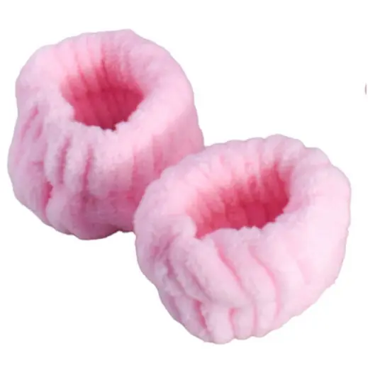 Spa Headband, Wristband & Hair Clip Set Wristbands